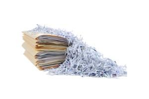 destruccion de papel
